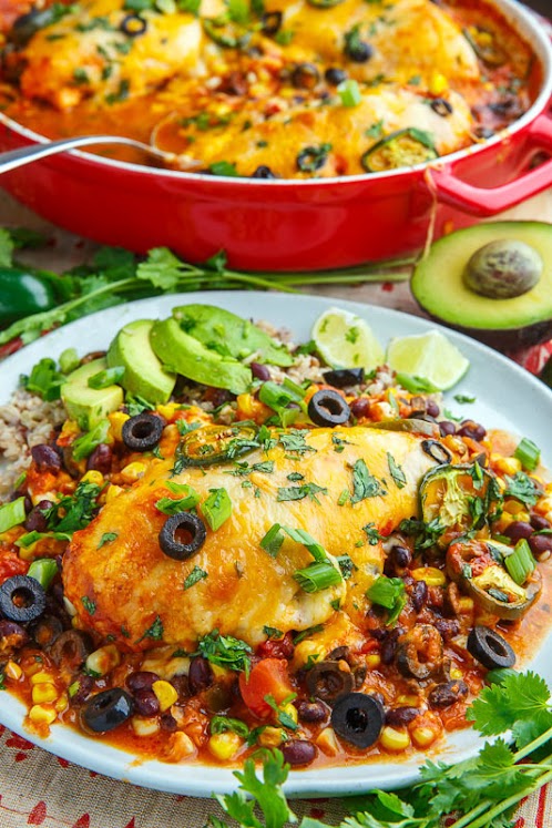 Baked Chicken Enchilada Casserole