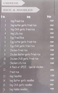 A Pinch Of Spice menu 7