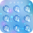 Lock screen - water droplets icon