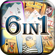 6 Solitaire Card Games Free  Icon