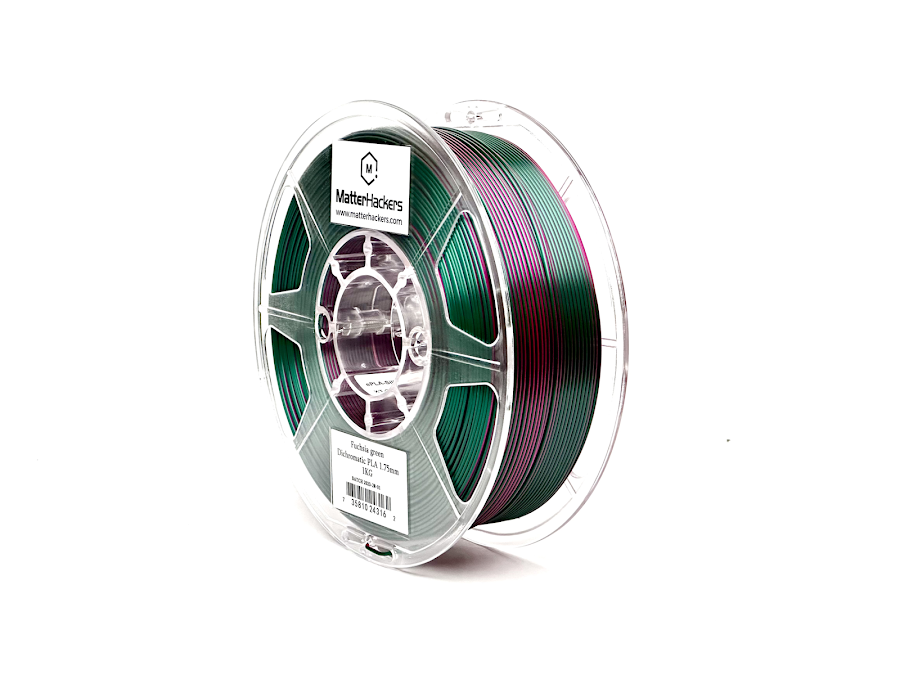 Fuchsia Green Silky MH Build Series Magic PLA Filament - 1.75mm (1kg)