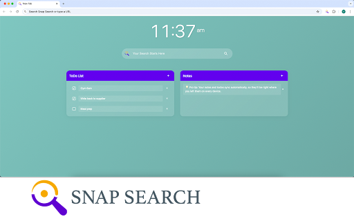Snap Search New Tab