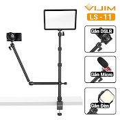 Tay Arm Kẹp Bàn Vijim Ls11 Quay Topshot - Gắn Phụ Kiện Micro, Máy Ảnh Livestream Chuyên Nghiệp