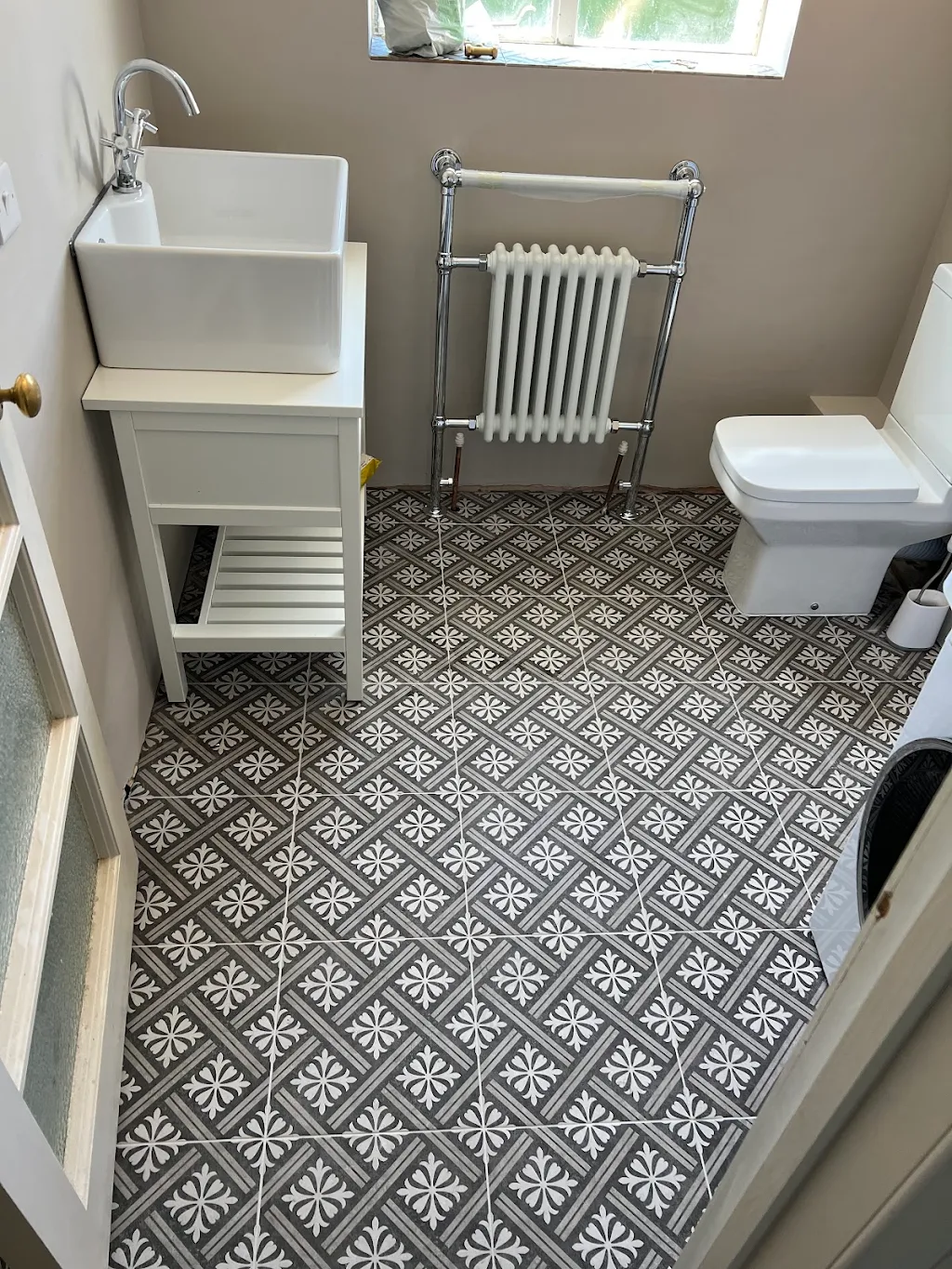 Album cover: New downstairs toilet/utility room