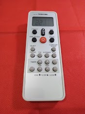 Remote Điều Khiển Máy Lạnh Điều Hoà Toshiba Xám