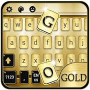 Luxury Gold Keyboard Theme  Icon