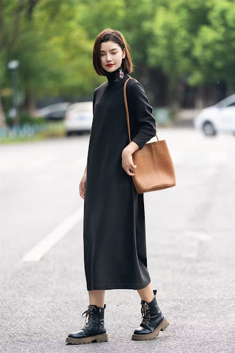 Title 16, Autumn And Winter Soft Embroidered Collar Women...