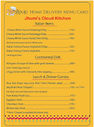 Pet Pujo menu 1