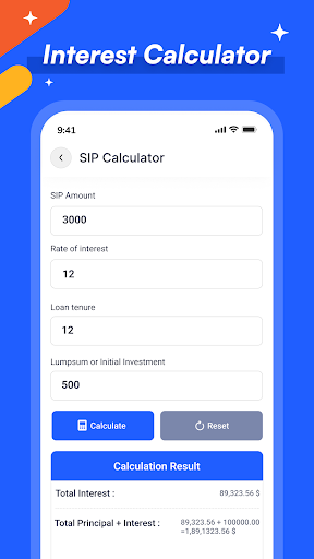 Screenshot EMI Calculator