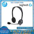 Tai Nghe Chụp Tai Logitech H111 Có Micro Kết Nối Jack 3.5 - Hàng Chính Hãng