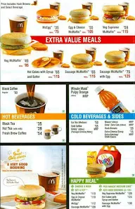 McDonald's menu 4