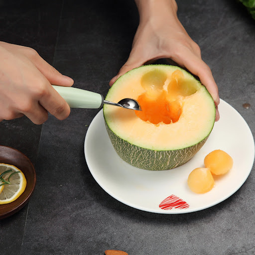 Title 2, Stainless Steel Ball Digging Spoon for Fruit. C...