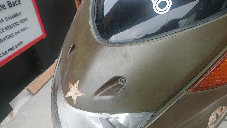 IMS-LACARSさんが投稿したIMS★LACARS・BravemanMotorcycleClub・マジェスティ・DIY・ダメージ加工に関するカスタム事例の投稿画像3枚目