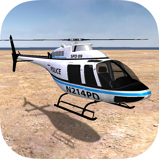 Police Helicopter On Duty 3D icon