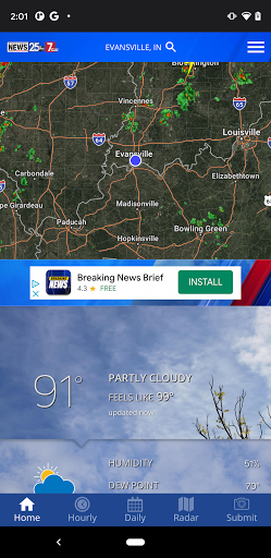 Screenshot Tristate Weather - WEHT WTVW