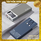 Sạc Dự Phòng Remax 5 In 1 Rpp - 189 20.000Mah , Hỗ Trợ Sạc Nhanh 22.5W