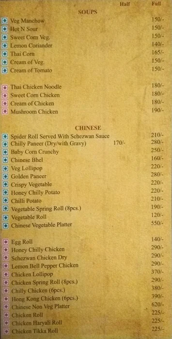 Voodoo Sports Bar menu 