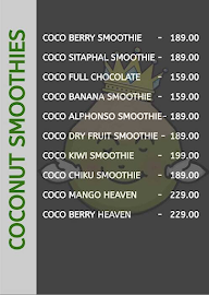 Coco Fit menu 2