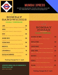 Mumbai Xpress menu 1