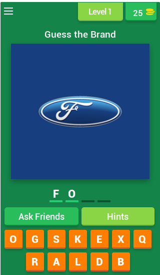 Logo Quiz Screen 1