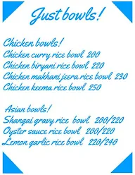 Just Bowls menu 3