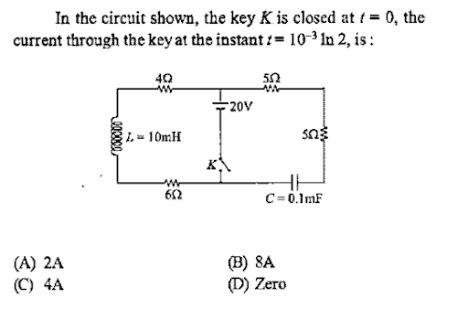 Time constant of inductive coil