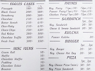 Cakes & Bakes menu 2