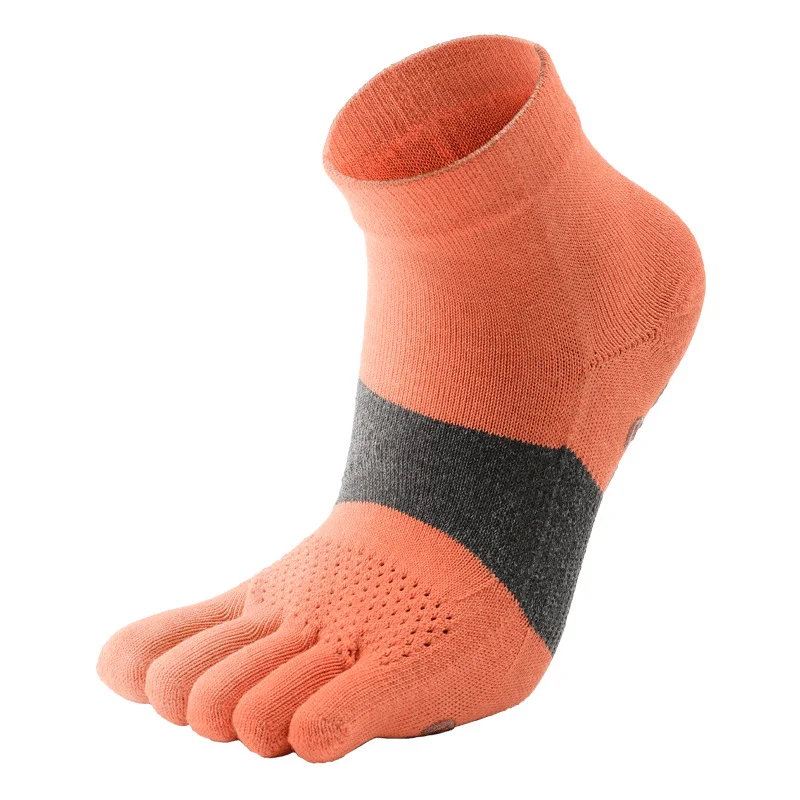 Breathable Marathon Running Antibacterial Yoga Five Finger Anti Slip Sports Socks for ultimate comfort and performance