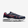 air max 96 2 midnight navy / cool gray / university red / metallic silver