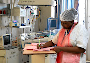 A nurse monitors a baby in the new neonatal ward of  Thelle Mogoerane  Hospital in Vosloorus, Ekurhuleni. 