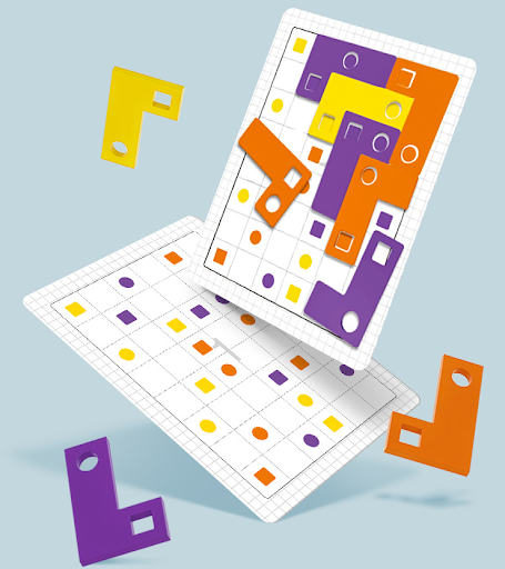 Title 7, L-shaped puzzle toy for logical thinking. Impro...