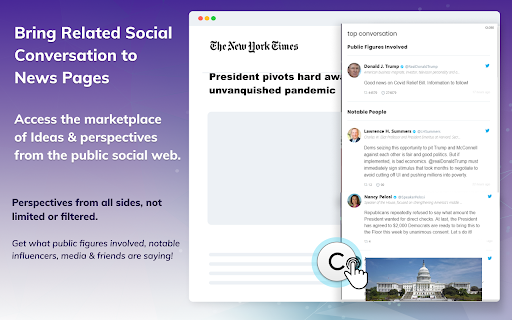 Twitter for News Sites: Bring Related Social