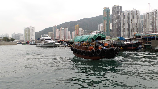 Sampan Boat Tour Hong Kong China 2016