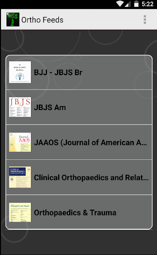 Orthopedics Journal Feeds