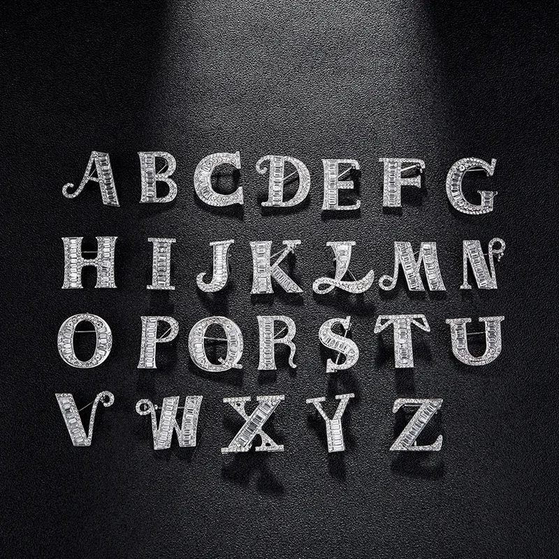 Title 2, 26 Engelse letters kristallen broche pak corsag...