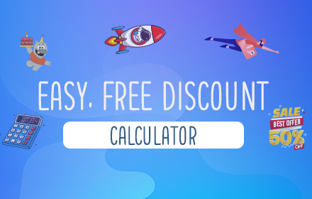 Easy, Free Discount Calculator small promo image