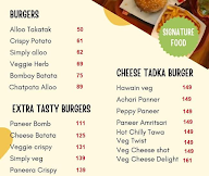 Burger Nation menu 2