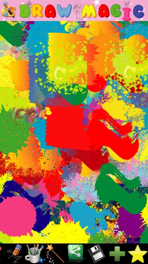 Android application Abstract painter for kids screenshort