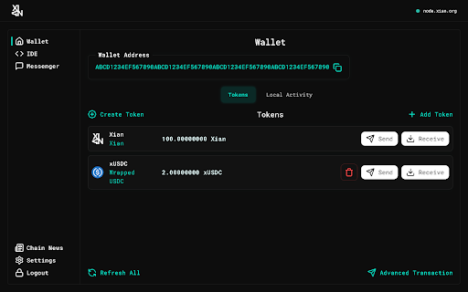 Xian Wallet