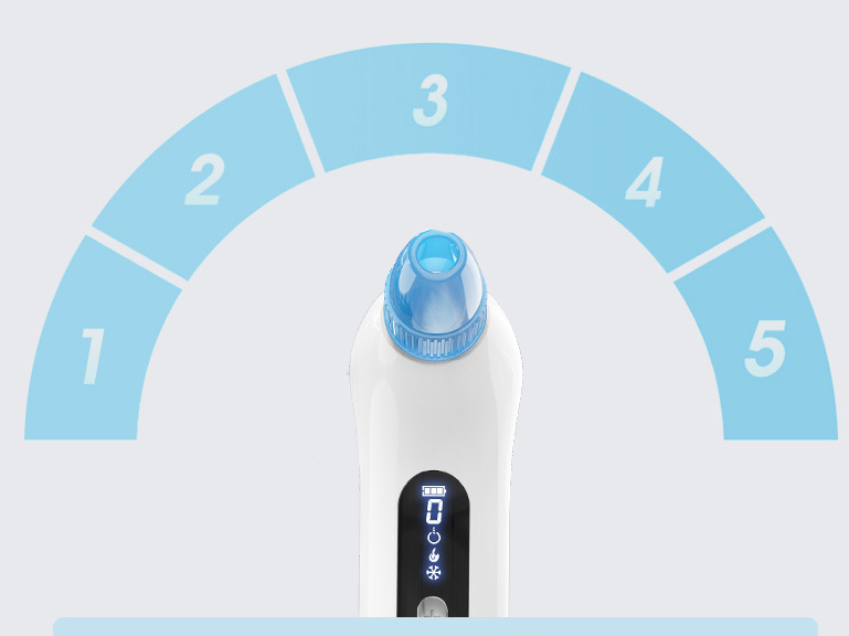 Instrumento Elétrico para Cravos com Aplicação Frio/Quente e Absorção de Luz Colorida Limpeza Profunda e Cuidado Facial Completo
