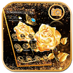 Cover Image of Download Gold Rose Theme 43.0.1001 APK