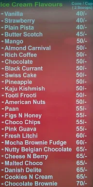 Pant Ice Cream Parlour menu 2