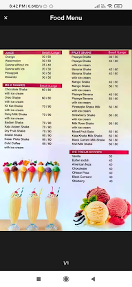 Fresh Cake And Shake Bakery menu 2