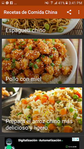 Recetas de Comida China