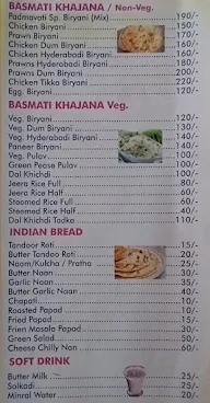 Padmavatee menu 8