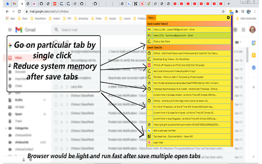 My Tabs Saver: Quick Tab