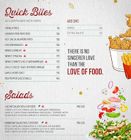 Chef Bakers menu 1