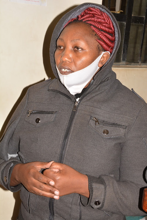 Beatrice Mwende in a Naivasha court where she pleaded guilty to killing her four children two years ago