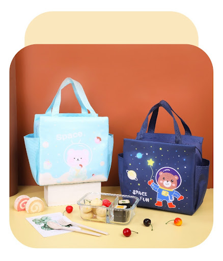 Title 10, Insulated Lunch Box Bag for Work. Handheld lunc...