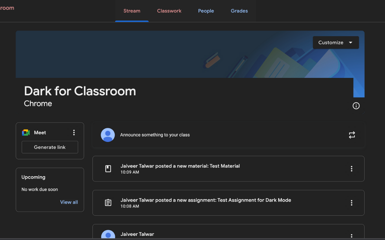 Darkmode for Classroom Preview image 3